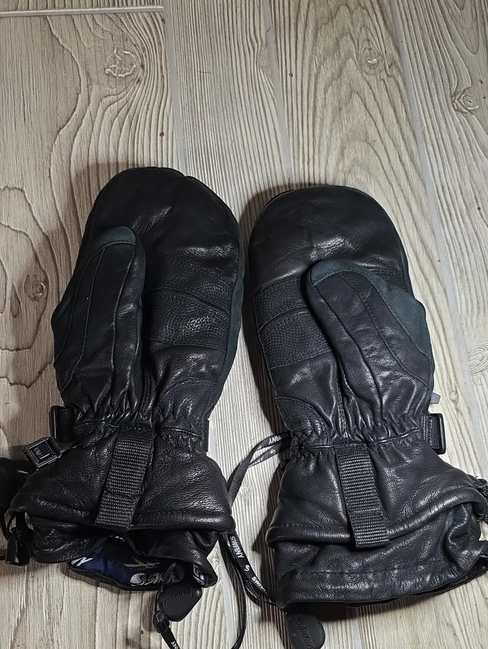 Swany X-Cell Mitt Ladies Waterproof Insulated Leather Ski Mittens Size Large